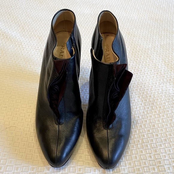 Prada Ruffle Booties - Picture 1 of 7